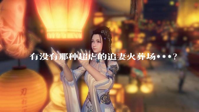 有没有那种超虐的追妻火葬场***？