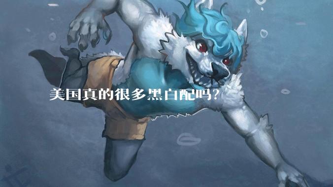 美国真的很多黑白配吗？