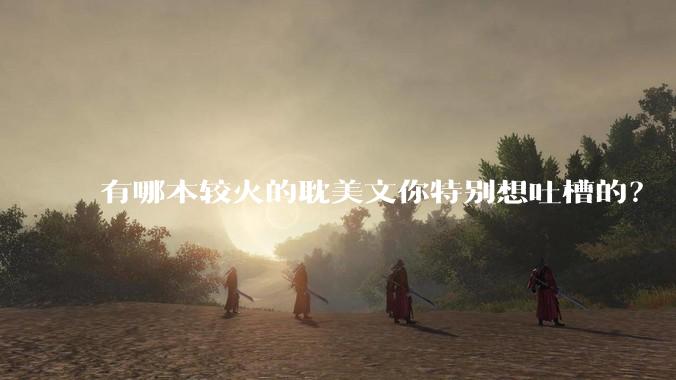 有哪本较火的耽美文你特别想吐槽的？